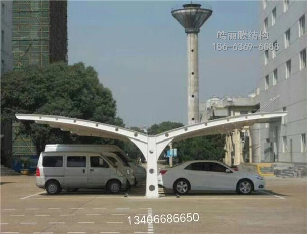 聊城職高膜結構車棚